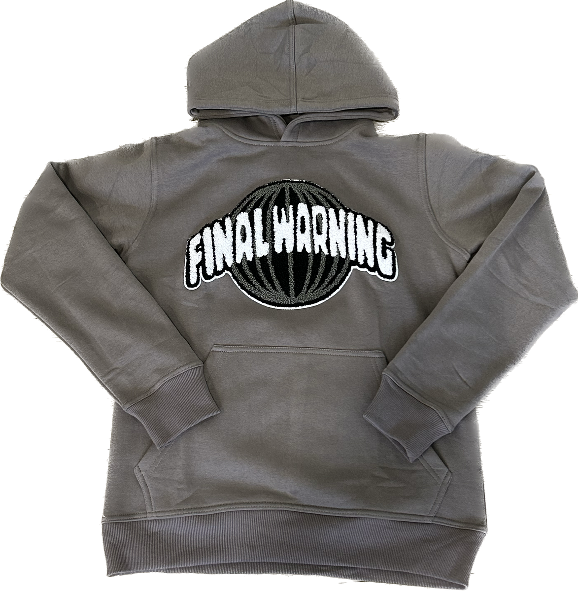 FW FUZZY HOODIE GRAY – Final Warning Clothing